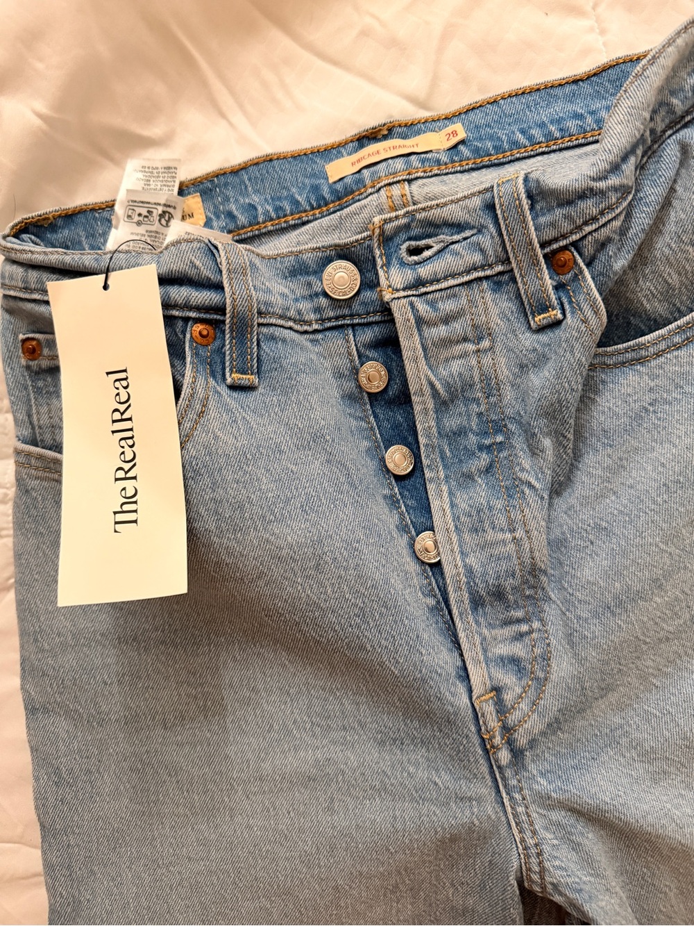 Levi's Ribcage Straight - size 28